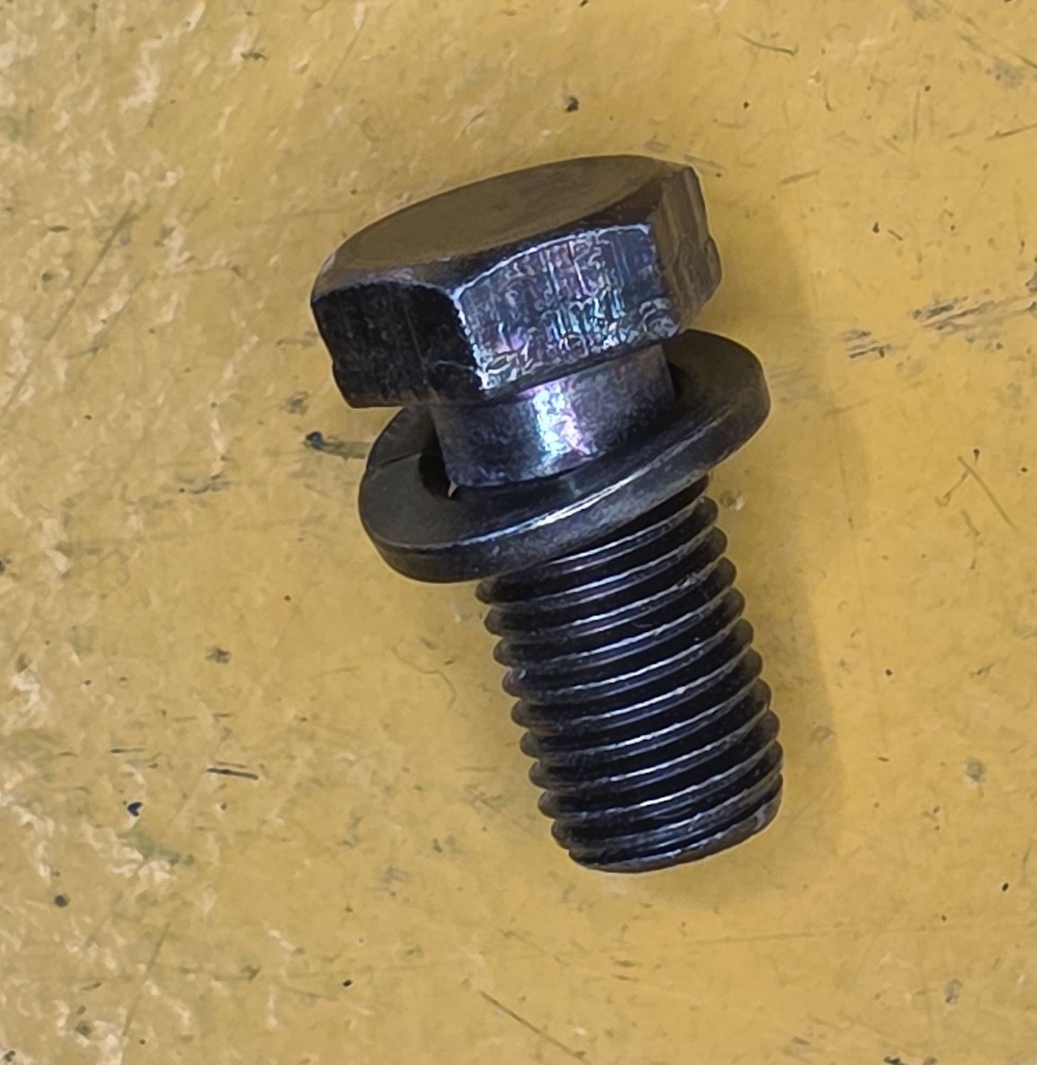 BOLT M10X20 1.25 FINE PA BLK SPRING