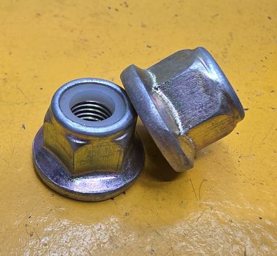 NUT M10 1.25 FLANGE NYLOCK YZ
