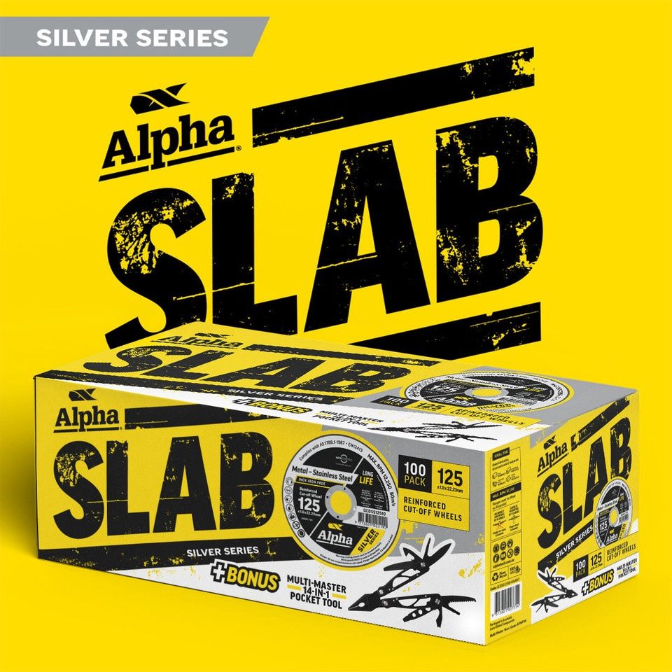 CUTTING DISC 125X1.0MM SLAB 100 DISCS