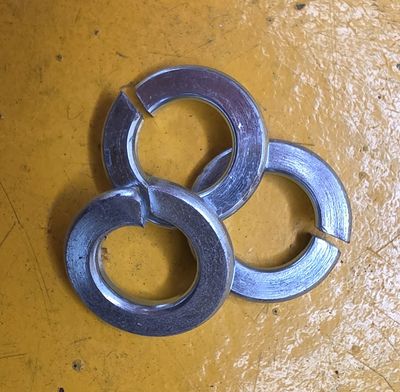 WASHER 3/8 SPRING ZINC