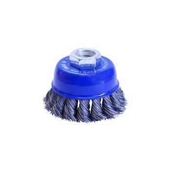 WIRE BRUSH TWISTEDKNOT CUP 75MM