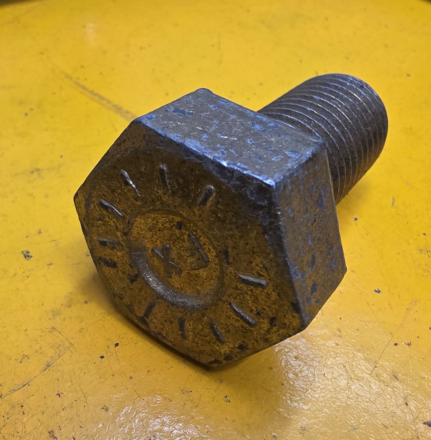 BOLT 1"X2 UNC GR9 YZP