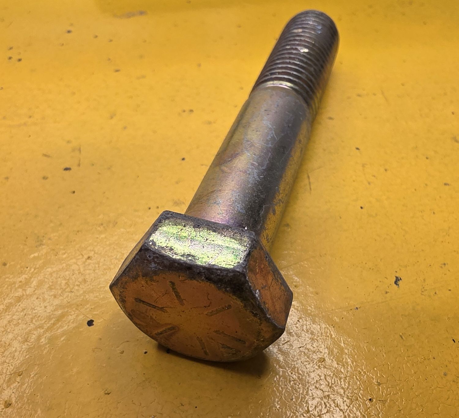 BOLT 5/8X3.1/2 UNC GR8 YZP