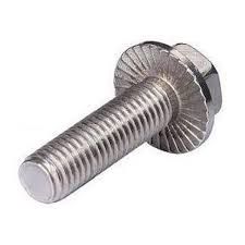 BOLT FLANGE HEAD SERRATED 3/16X1 UNF ZINC