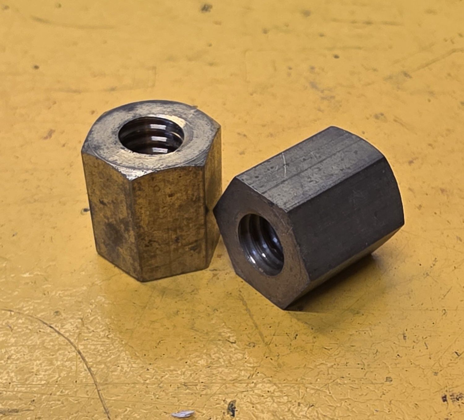 NUT 5/16X1/2 UNC BRASS