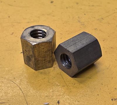 NUT 5/16X1/2 UNC BRASS