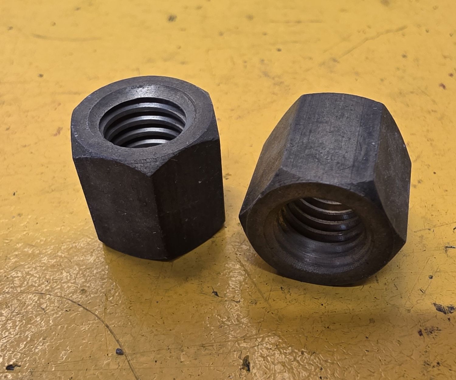 NUT 7/16X9/16 UNC BRASS