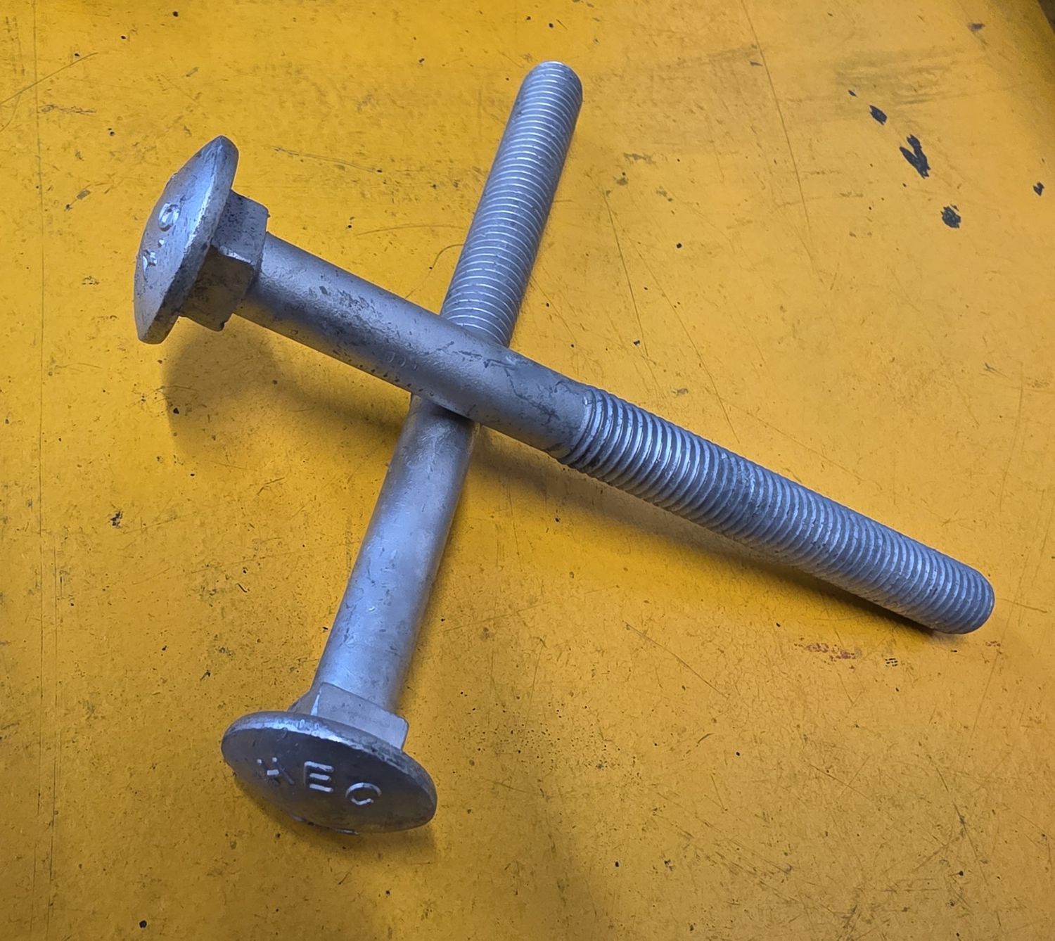 BOLT COACH M12X140 GALV 4.6