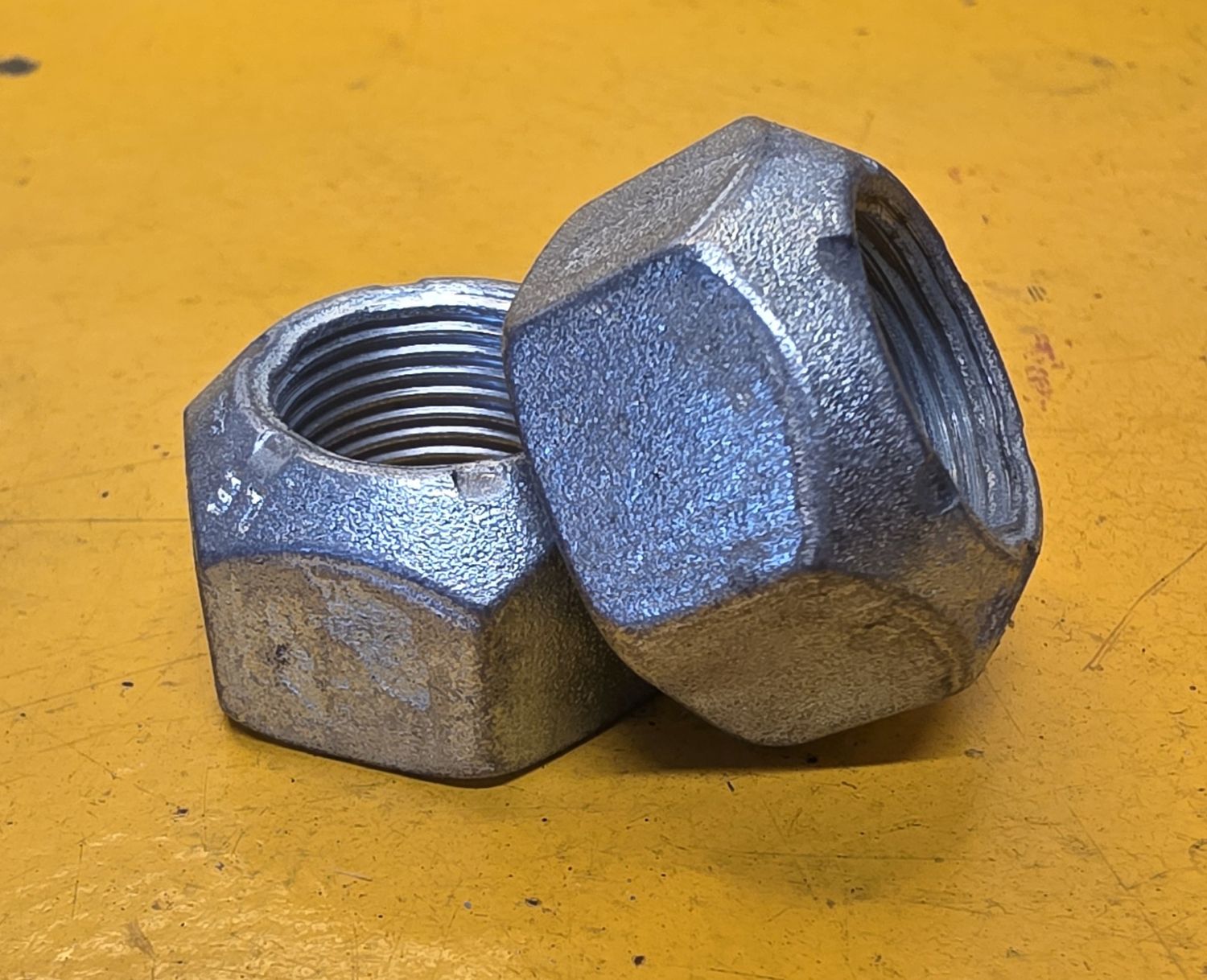 NUT M20 CONE LOCK 1.5 FINE ZINC CL10