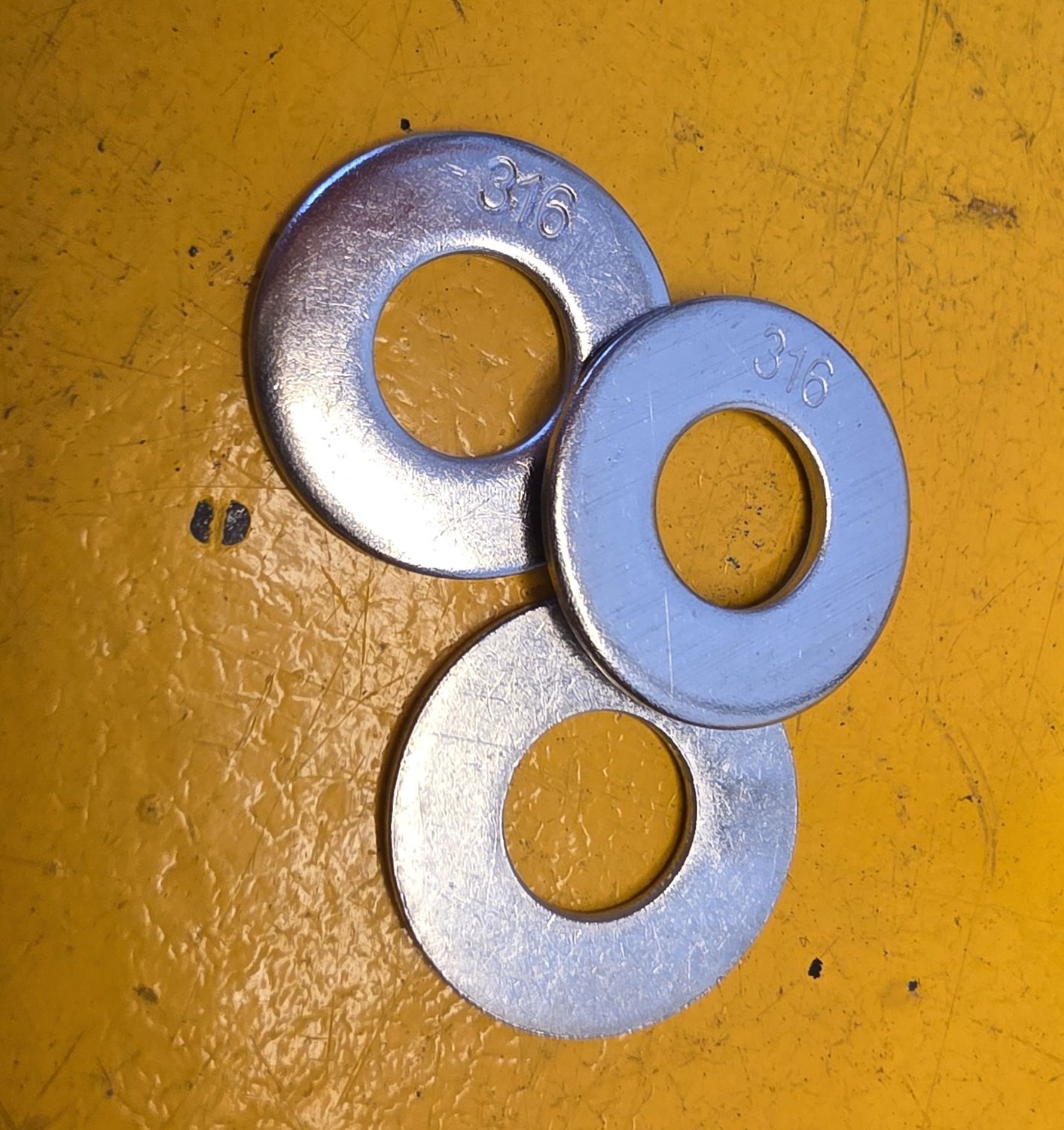 WASHER 1/4X5/8 SS316