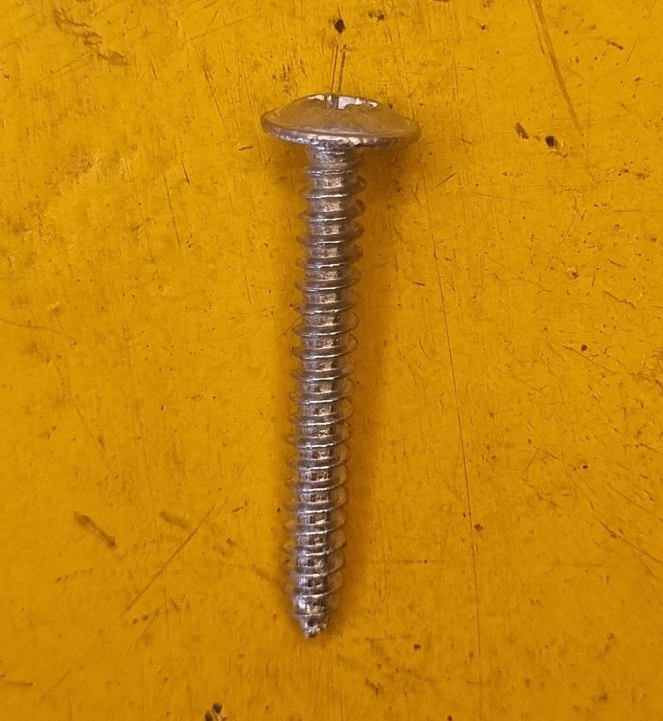 SCREW 10GX1.1/2 MUSHROOM HEAD ZINC