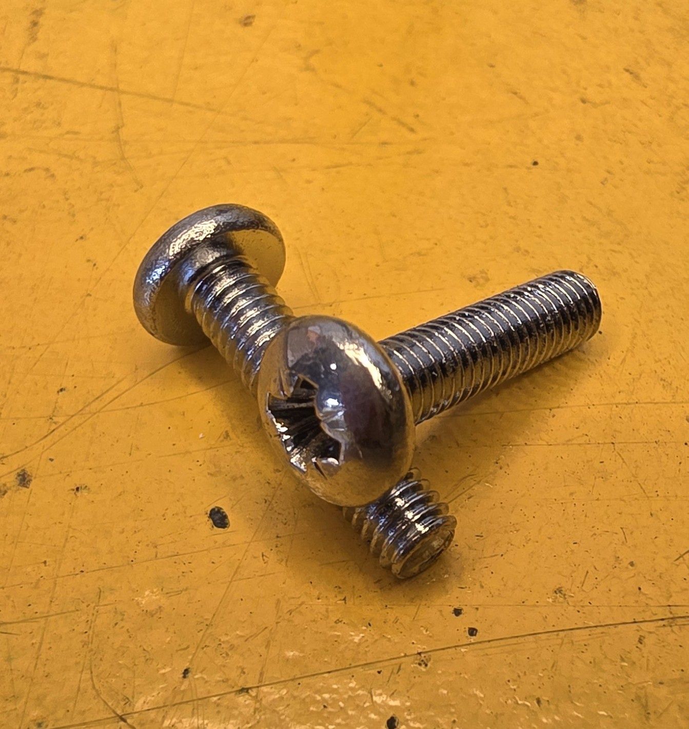 SCREW 3/16X3/4 UNF POZI NICKEL