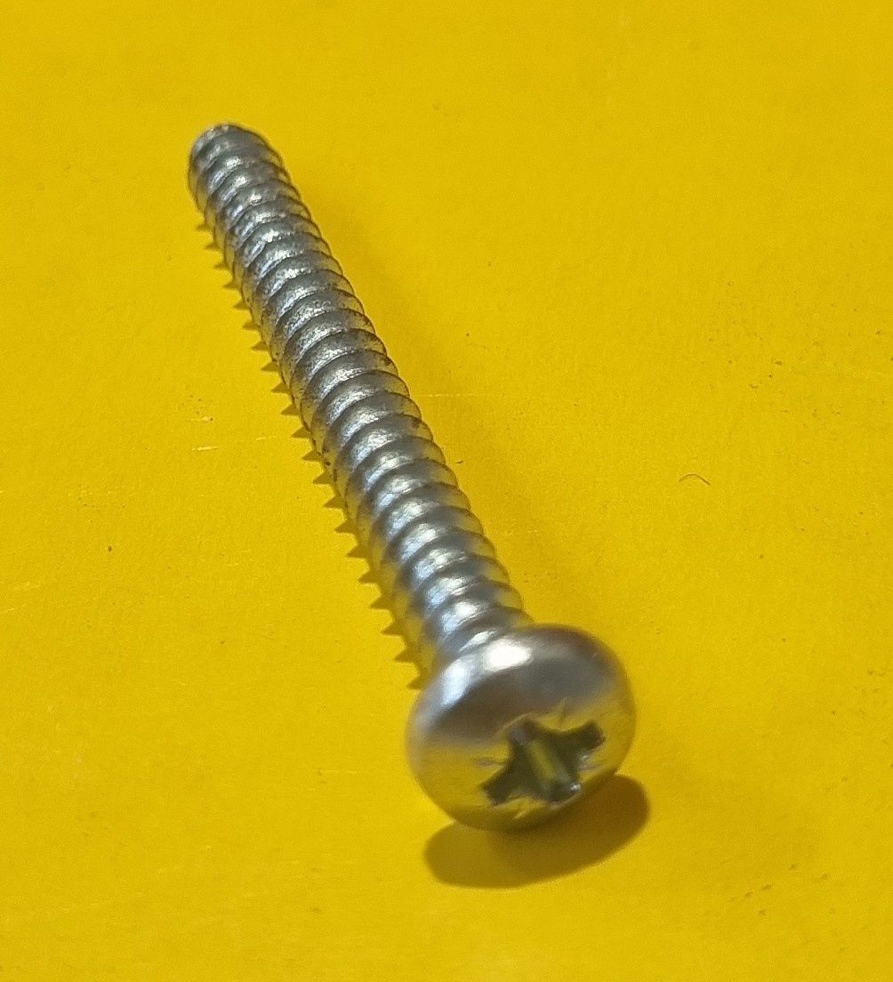 SCREW 8GX1.1/2 BUTTON HEAD POZI ZINC