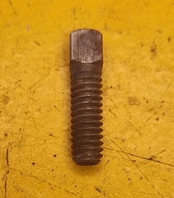 BOLT 1/4X3/4 BSW SQUARE HEAD BLK