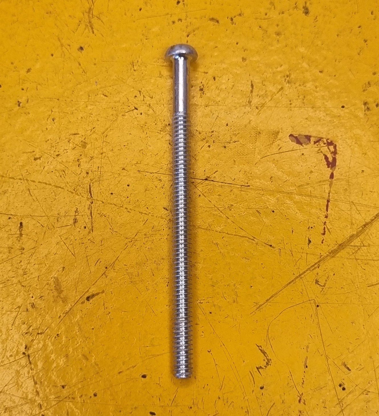 SCREW  3/16X3 BSW SLOTTED BUTTON ZINC