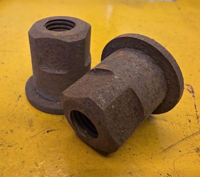 NUT 1/2 BSF ADJUSTER FLNGE HEAD ZINC