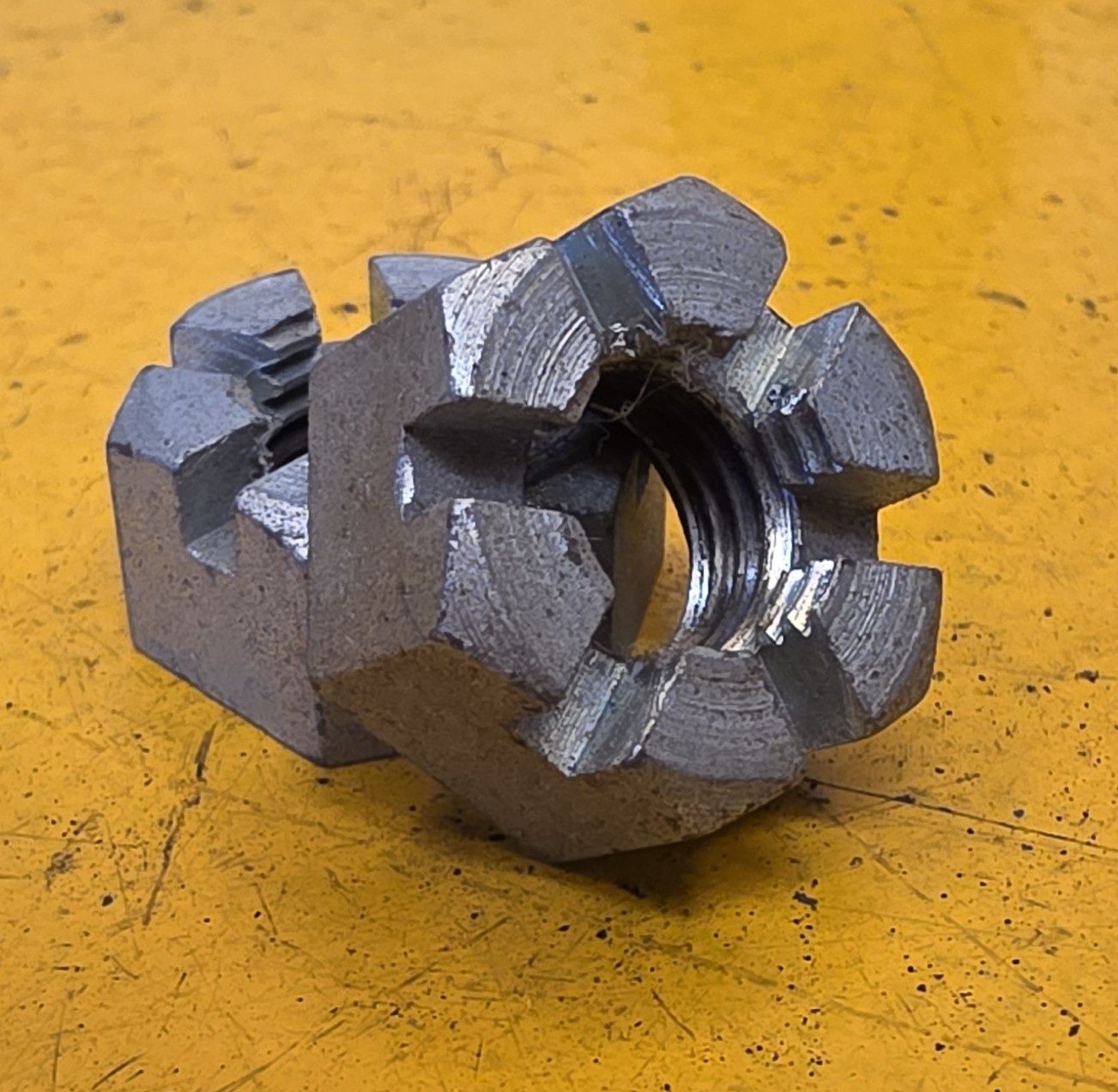 NUT 1/2 BSF CASTLE ZINC