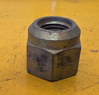 NUT 11/19 AXLE BSF LEFT THREAD 14 TPI ZINC