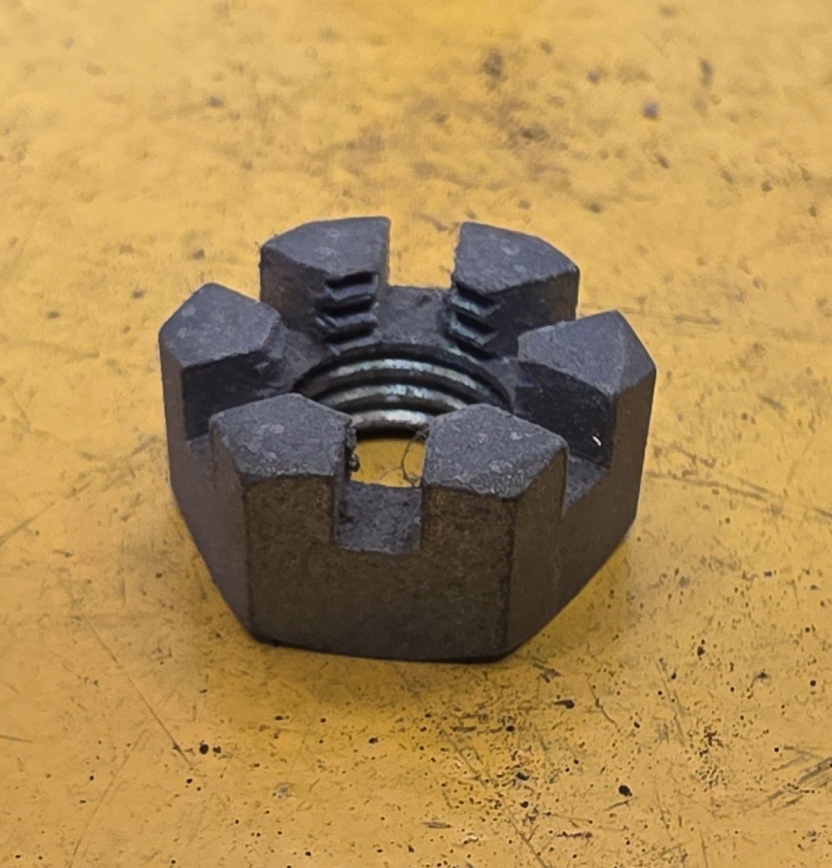 NUT 7/16 BSF CASTLE NUT ZINC