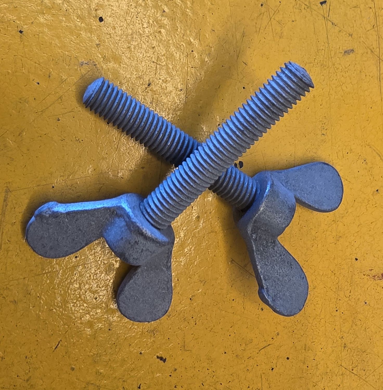 BOLT 1/4X1.3/8 BSF WING ZINC