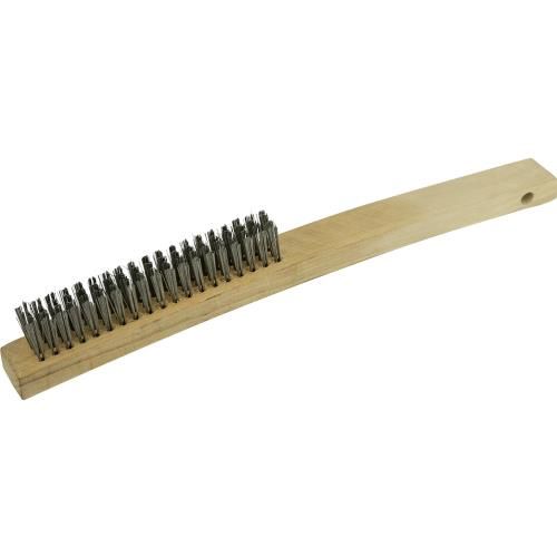 WIRE BRUSH 353MM 4 ROW STEEL