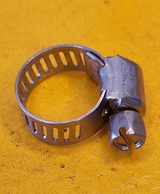 HOSE CLAMP 11-25MM FULL STAINLESS  PERFORATED
