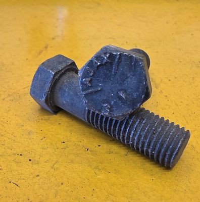 BOLT 7/16X1.1/2 BSF BLK