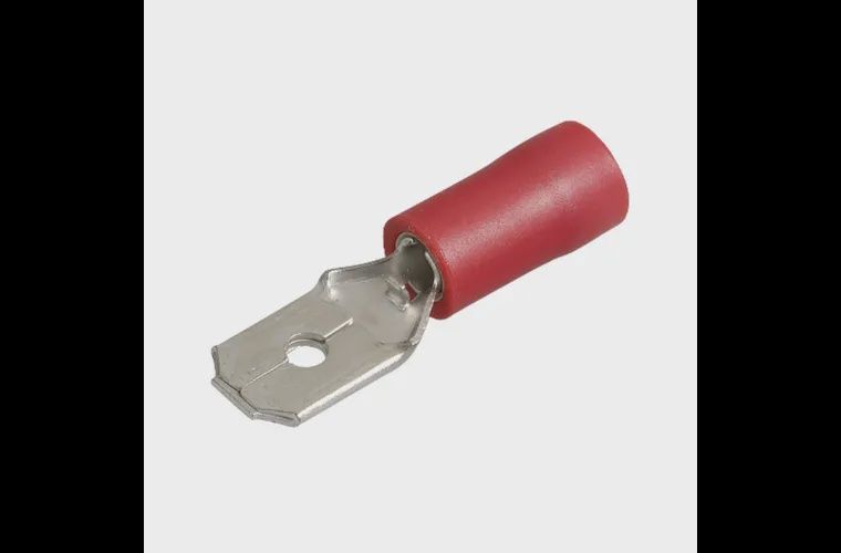 CABLE MALE BLADE TERMINAL RED 2.8MM