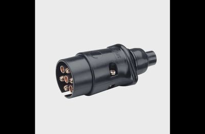 TRAILER PLUG  7 PIN ROUND PLASTIC MALE