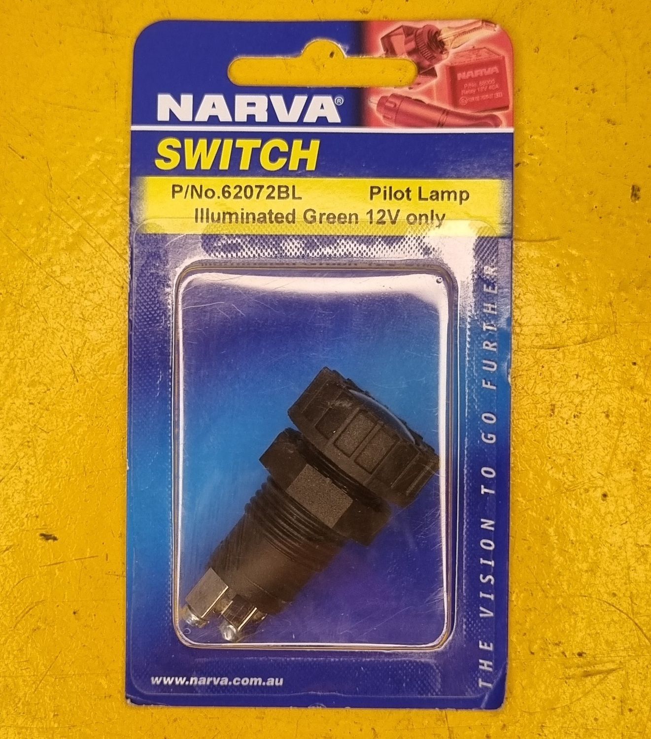 PILOT LAMP GREEN 12V