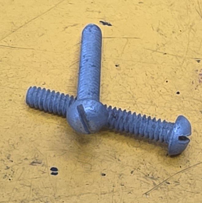 SCREW 3/16X1.1/4 UNC SLOTTED BUTTON ZINC