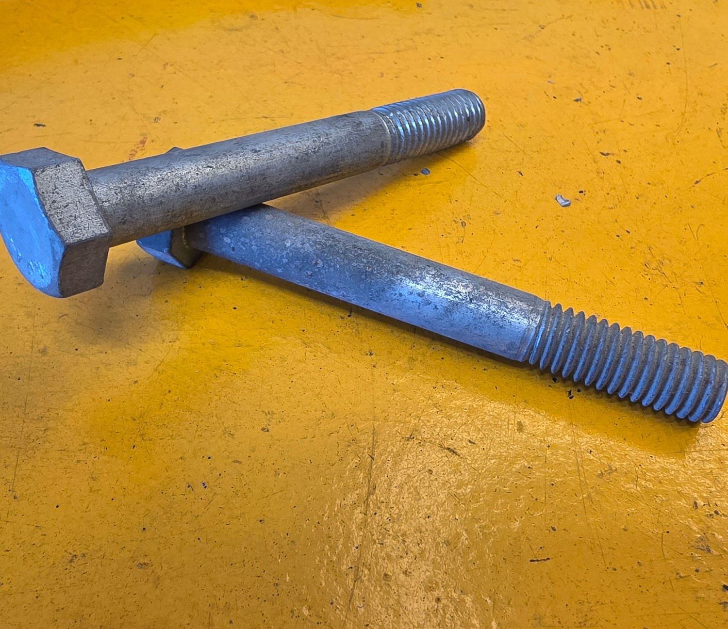 BOLT 1/2X4 BSW ZINC