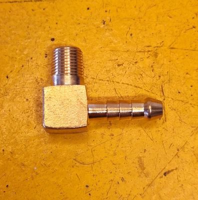 BRASS AIRLINE MALE ELBOW 1/4 HOSE X 1/4 BSP