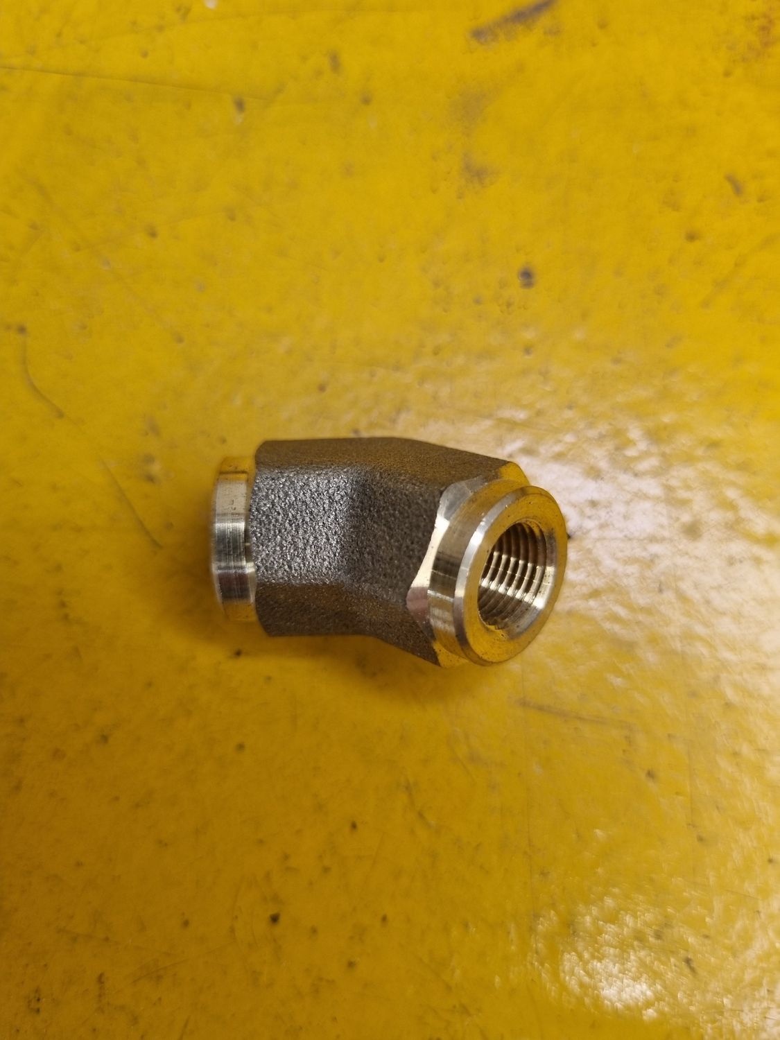 BRASS 45 DEG FEMALE ELBOW 1/8 BSP