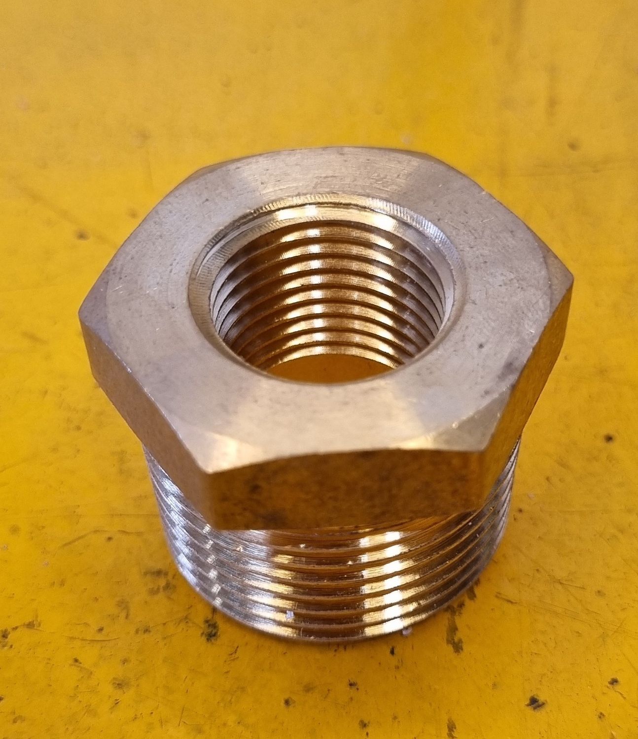 BRASS M/F REDUCING BUSH 3/4 (M) BSP X 3/8 (F) BSP