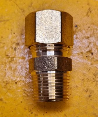 BRASS COMP MALE CONNECT 1/2 TUBE X 3/8 BSP