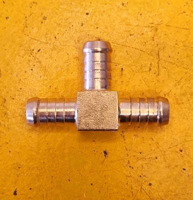 BRASS AIRLINE TEE 1/2 HOSE