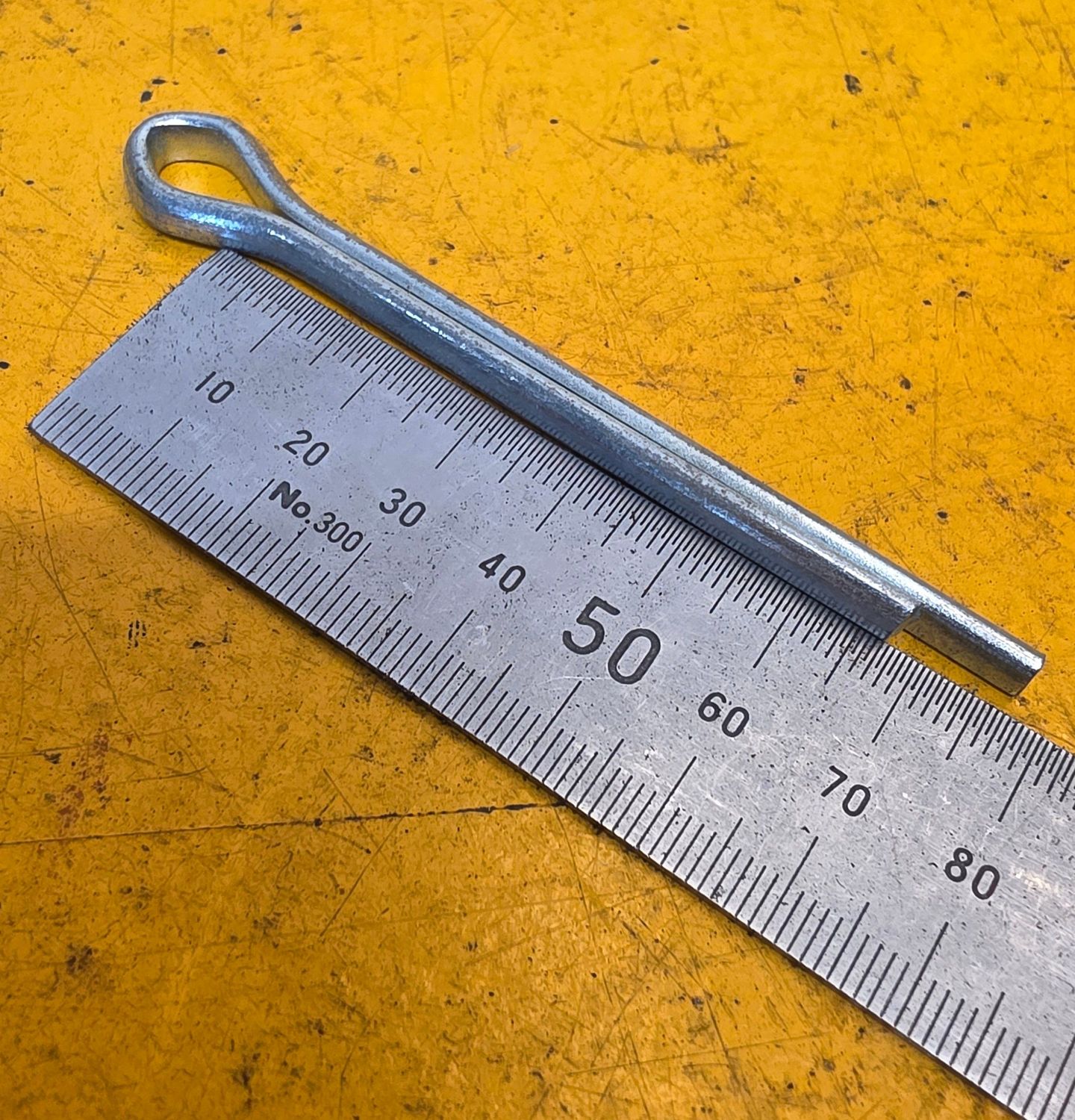 COTTER PIN M6.3X63 ZINC
