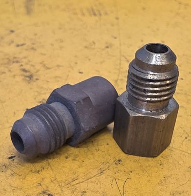 BRASS FLARE FEMALE CONNECT 1/4 TUBE X 1/8 BSP