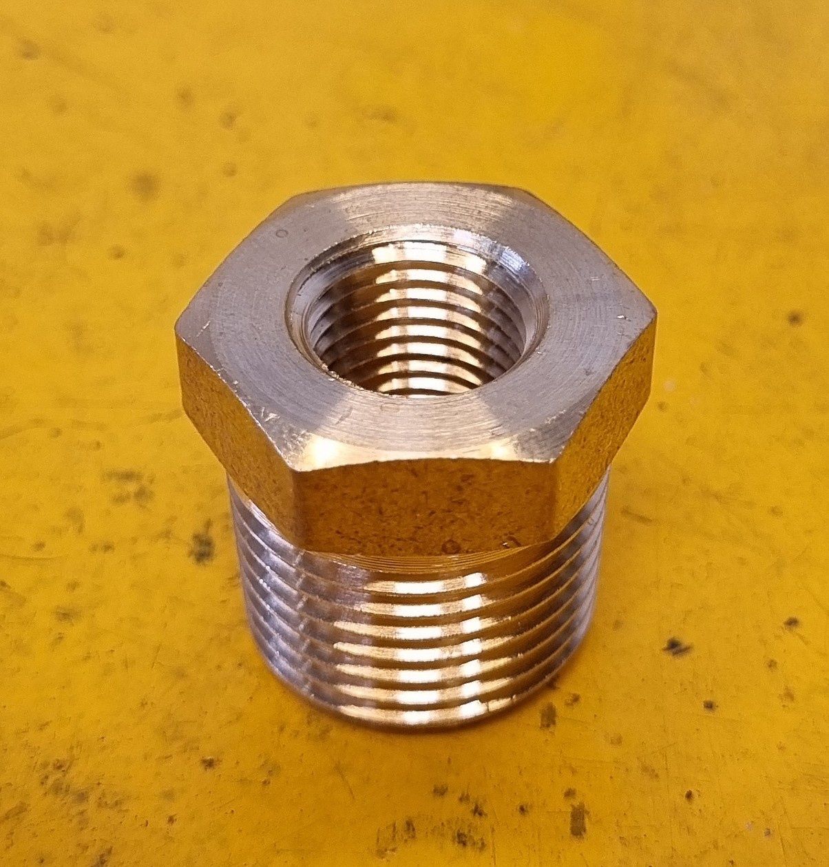 BRASS M/F REDUCING BUSH 1/2 (M) X 3/8 (F) BSP