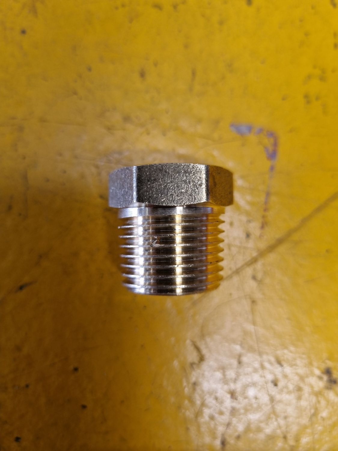 BRASS HEX PLUG SOLID 3/4 BSP