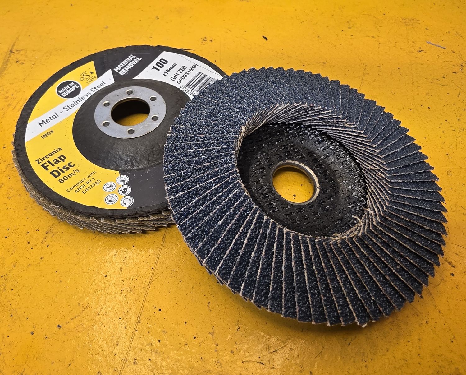 FLAP DISC 100MM Z60 ALPHA