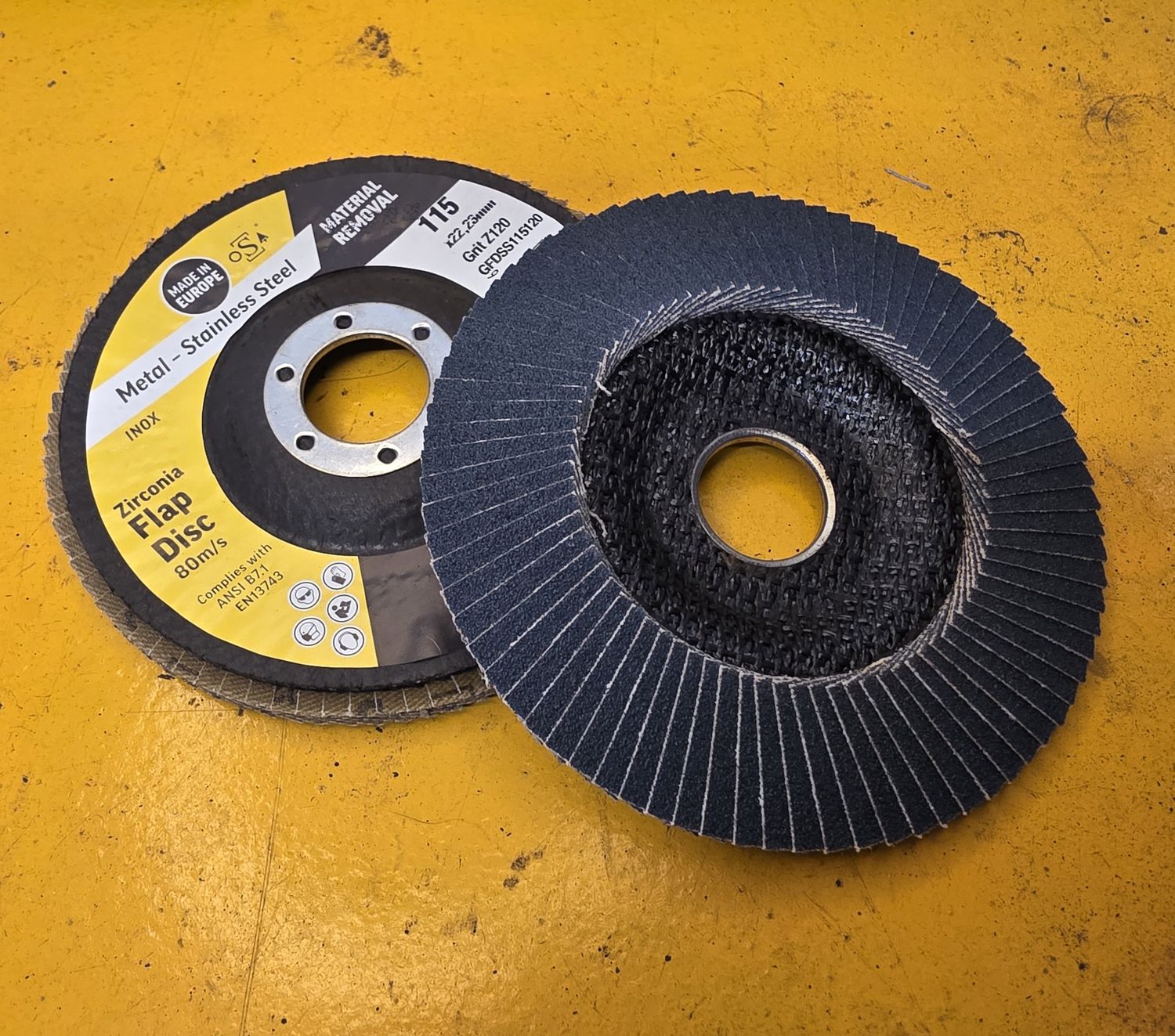 FLAP DISC 115MM Z120 ALPHA
