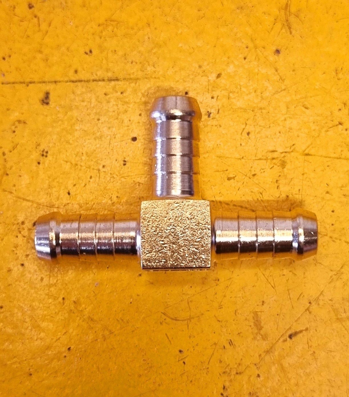 BRASS AIRLINE TEE 3/8 HOSE