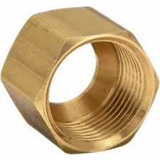 BRASS COMP NUT 5/8 TUBE