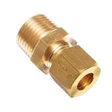 BRASS COMP MALE CONNECT 10MM X 1/4 BSP