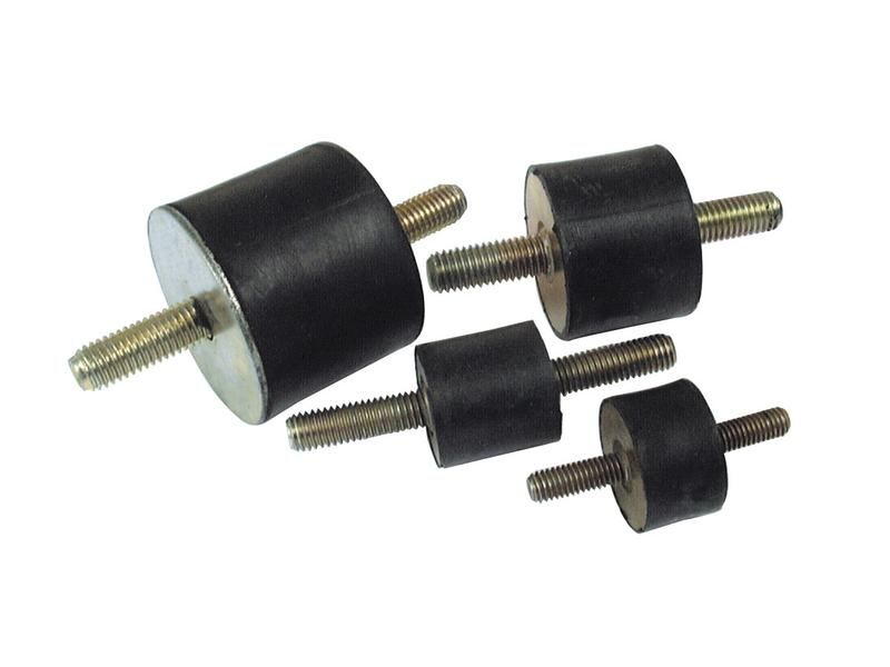 DAMPER MOUNT 40X40 M8 MALE