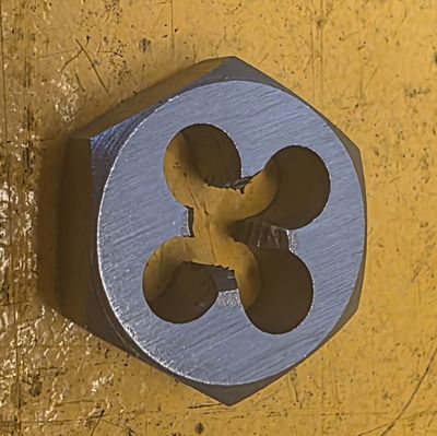 DIE NUT 1/4 UNF 28TPI CARBON STEEL