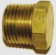 BRASS MALE TAPER PLUG 1/2 NPT