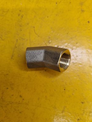 BRASS 45 DEG FEMALE ELBOW 1/4 BSP
